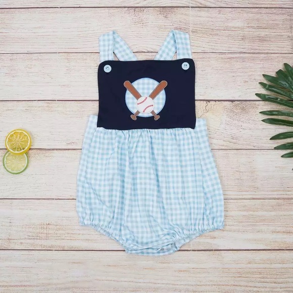 Baseball bubble spring summer baby boys girls